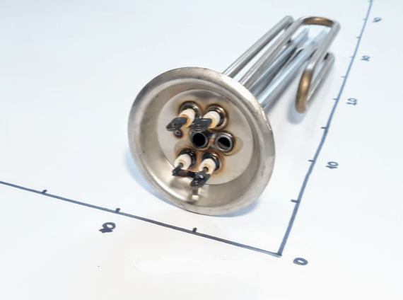 Тэн 2500W (1500+1000) для бойлера Ферроли (Ferroli) на фланце 92 мм Украина | Зображення 2