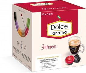 Кофе в капсулах Dolce Aroma Dolce Gusto Intenso 16 шт. Италия