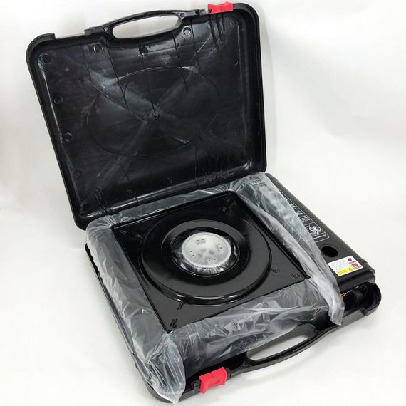 Портативна газова плитка BK-167A із перехідником під звичайний NZ-572 газовий балон