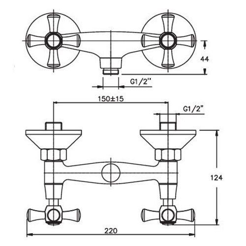 Змішувач для душу Haiba SMES 003 (HB0364) | Зображення 1