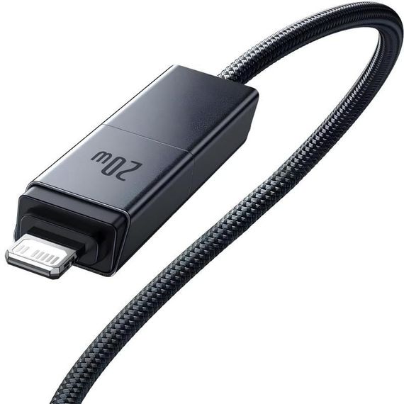 Дата кабель Baseus Versatile Two-for-Two USB/Type-C to Type-C/Lightning 60W (2m) (P10383000) Cluster Black | Зображення 4