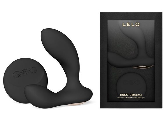 Масажер простати LELO Hugo 2 Remote Black, 2 мотори, дуже потужний, пульт ДК | Зображення 1