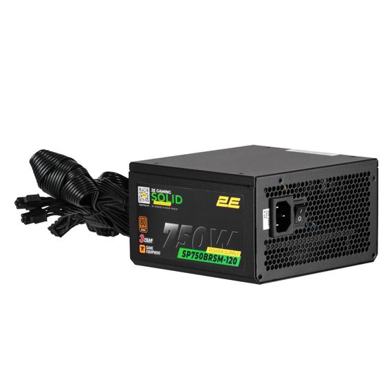 Блок живлення 2E GAMING Solid Power (750W) 2E-SP750BRSM-120 | Зображення 4