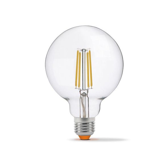 Світлодіодна лампа VIDEX Filament G95FD 7W E27 4100K дімерна | Зображення 1