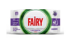 Вологі серветки для прибирання Fairy Lavanta, 100 шт