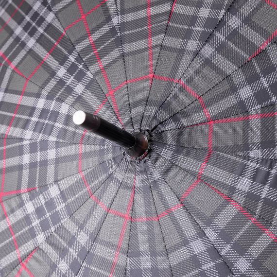 Класична парасолька-тростина напівавтомат з поліестеру 16 спиць діаметр 117 см Зелена HP-23-4GR | Зображення 8