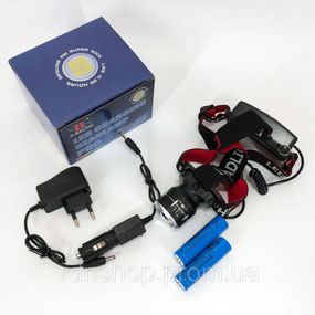 Головной фонарь с зарядным устройством, Налобный фонарик с usb зарядкой, Фонарь налобный мощный TH-88
