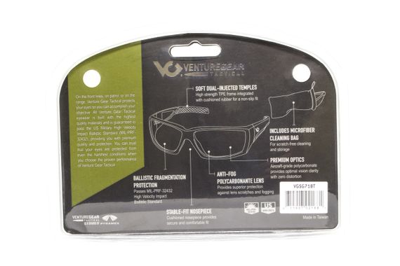 Окуляри захисні Venture Gear Tactical OverWatch Gray (clear) Anti-Fog, прозорі в сірій оправі | Зображення 8