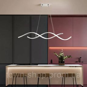 Люстра потолочная LED H18L-1000-wh-k Белый 25-100х14х103 см.