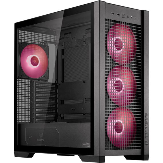Корпус ASUS TUF Gaming GT302 ARGB Black (90DC00I0-B19000) | Зображення 3