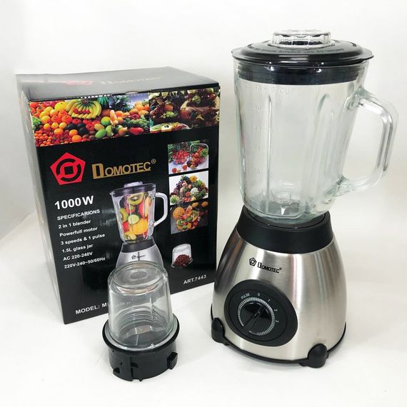 Блендер для дому Domotec, Ручной блендер шейкер, Високомощний блендер міксер смузі WA-62 | Зображення 4