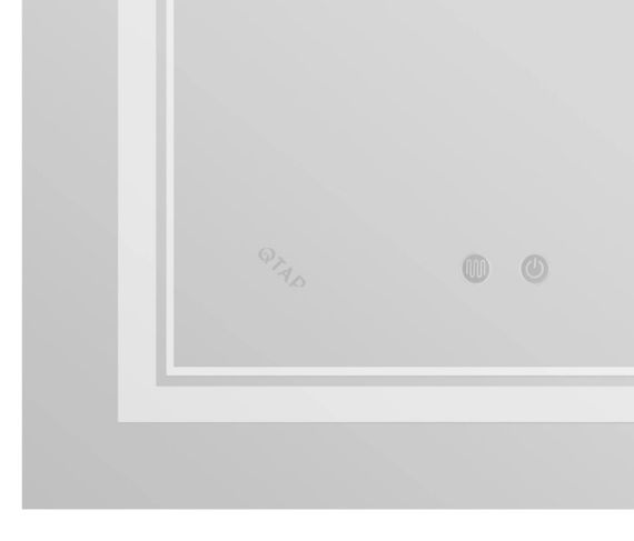 Дзеркало Qtap Cardinal з LED-підсвічуванням Touch QT0478C6080 | Зображення 3