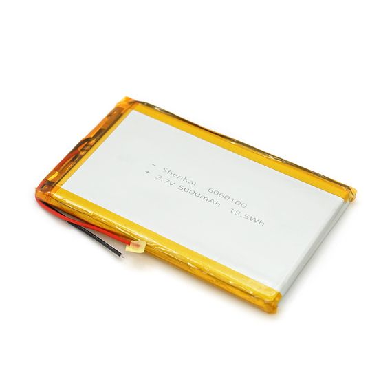 Літій-полімерний акумулятор 6*60*100mm (Li-ion 3.7В 5000мА·год)