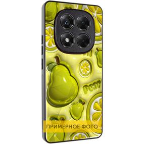 TPU+PC чохол Prisma Fluffie для Xiaomi Redmi Note 14 4G (Int. version) Lemon