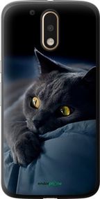 Чохол на Motorola MOTO G4 Димчастий кіт "825u-511-2448"