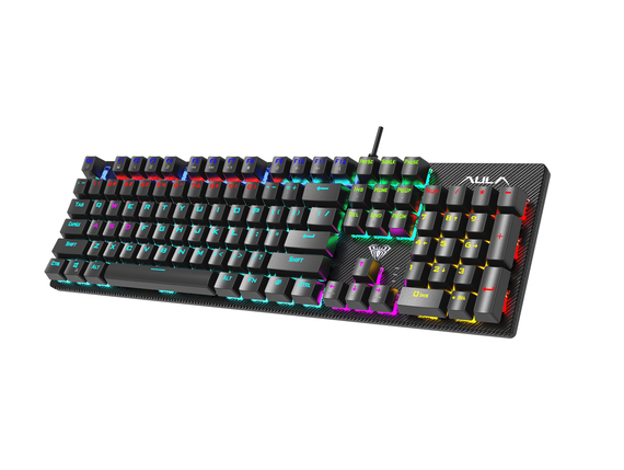 Ігрова механічна клавіатура Aula S2022 KRGD Blue EN/UA Black | Зображення 4