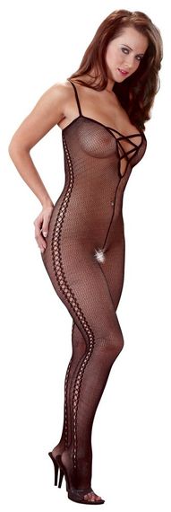 Бодистокинг - 2550059 NO:XQSE Net Catsuit Black - 2XL/3XL Sex Aura | Зображення 1
