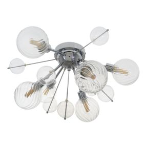 Люстра молекула потолочная G9 60W CH (BL-584C/6)