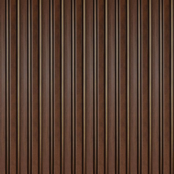 Рейка декоративна PS 2900х120х12мм Темний горіх із золотом SW-00002131- | Зображення 5