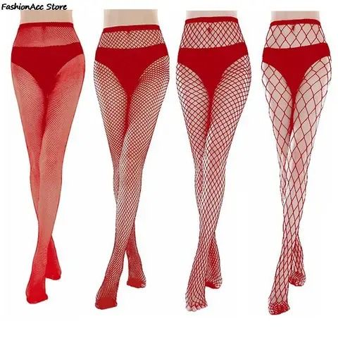 Колготи у сіточку One Size Risa Nylon Fishnet Tights від Leg Avenue, оранжеві | Зображення 3