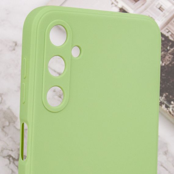 Силиконовый чехол Candy Full Camera для Samsung Galaxy A25 5G Фисташковый | Зображення 4