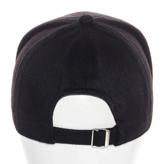 Кепка бейсболка черная с пластиковым козырьком One size UN00013 | Зображення 2