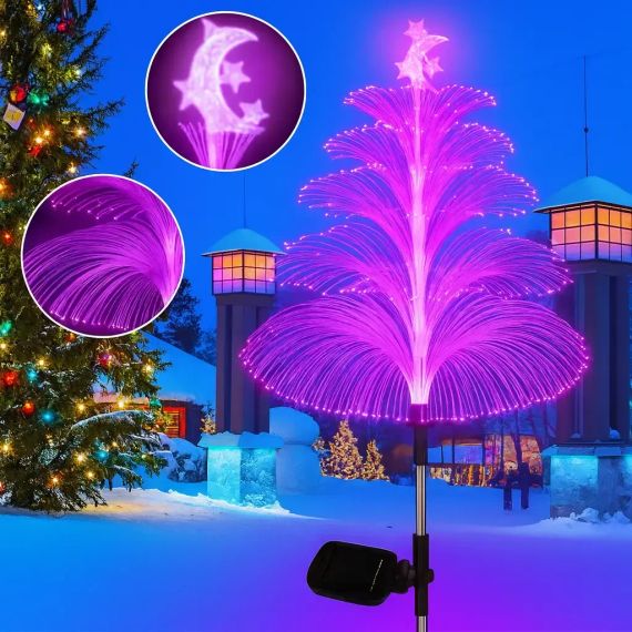 Садовый светильник "Елка" солнечная панель, комплект из 2х штук SFK-45 | Зображення 5