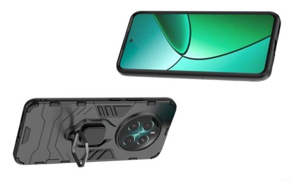 Чехол бампер Primolux Ring Armor для Realme 12 Plus 5G - Black | Зображення 3