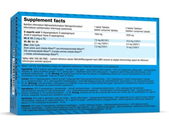 Комплексный тестостероновый препарат Olimp Nutrition DAA Extreme 60 Tabs | Зображення 1