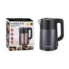 Электрочайник 1500W 2,5 л Sokany SK-09016 Темно-серый