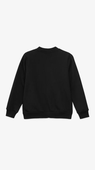 Кофта однотонна для хлопчика Dinomin 10133 140 см Чорний shop (2000999494598) | Зображення 3