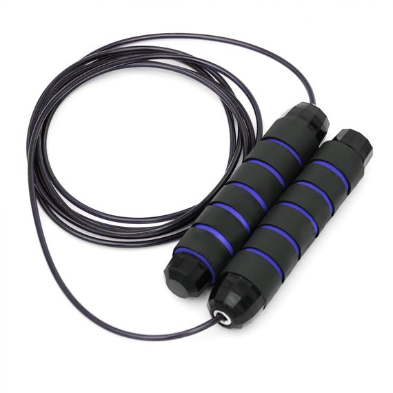 Скакалка швидкісна для кросфіту Cornix Speed Rope Classic XR-0147 Black/Blue | Зображення 2