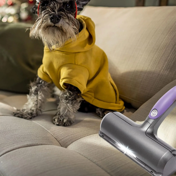 Щітка-ролик Fur Daddy для прибирання шерсті котів і собак, електрична, з LED-підсвіткою | Зображення 8