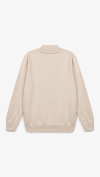 Джемпер однотонний чоловічий Demos PB004 L Бежевий shop (2000999279782) | Зображення 3