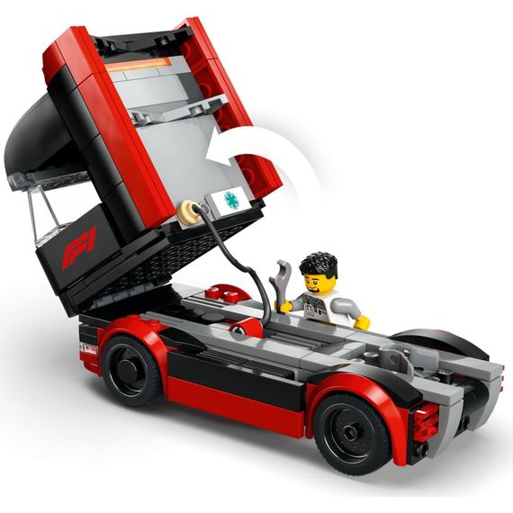 Конструктор LEGO City Вантажівка F1 з автомобілями RB20 та AMR24 (60445) | Зображення 4