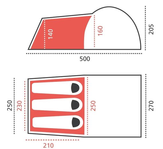 Намет Grand Canyon Atlanta 3 Mojave Desert (330029) (DAS302046) | Зображення 1
