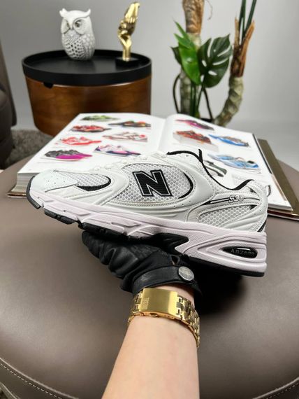 Мужские кроссовки New 530 Premium White Black  весна / літо / осінь A3657 44 28 - 28,5 см | Зображення 4