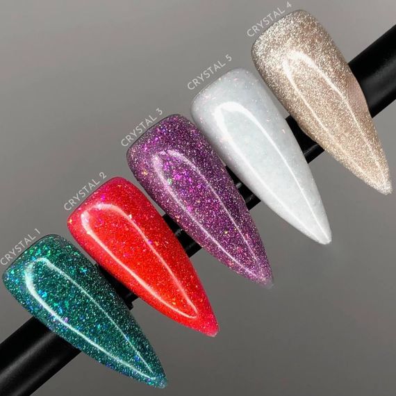 Світловідбивна база Crooz Crystal Base №05 (молочна з блиском) 8мл | Зображення 4