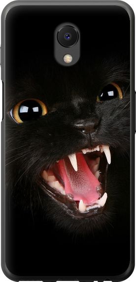 Чехол на Meizu M6s Чёрная кошка "932u-1364-17620"