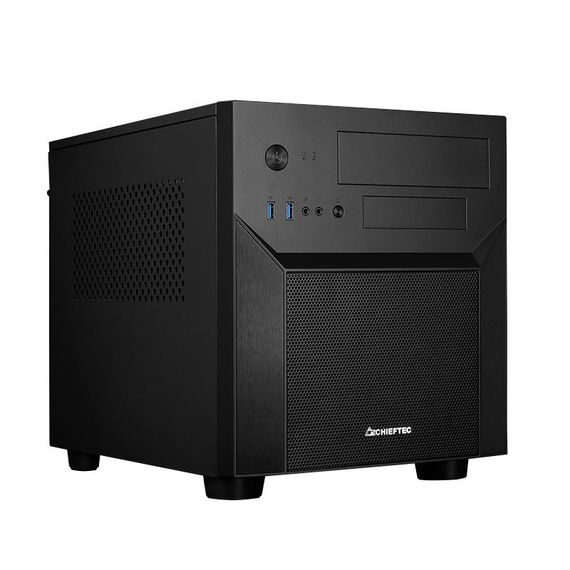 Корпус CHIEFTEC Gaming Cube CI-02B,без БП, 2xUSB3.0,черный,mATX (CI-02B-OP) | Зображення 1