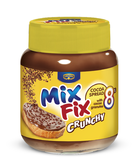 Шоколадна паста Mix Fix Crunchy, 350 г (Німеччина)