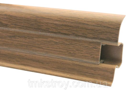 Плинтус PREMIUM DECOR 60мм Дуб Натуральный (234)