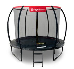 Батут с внутренней сеткой inSPORTline Flea PRO 244 см черный (23878)