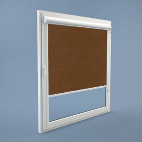 Рулонна штора Rolets Льон 2-2103-425 42.5x170 см закритого типу Руда
