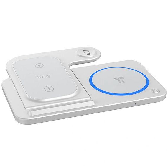 БЗУ WIWU Wi-W020 3 in 1 wireless charger White | Зображення 2