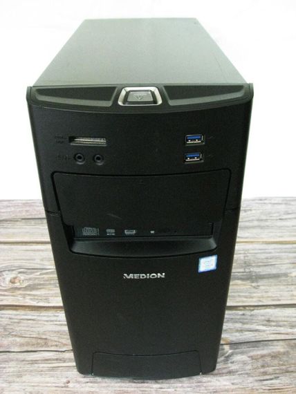 Ігровий ПК Medion Akoya P5360 Tower / Intel Core i5-6402P (4 ядра по 2.8 - 3.4 GHz) / 16 GB DDR4 / 128 GB SSD M.2 + 1000 GB HDD / AMD Radeon RX 460, 2 GB GDDR5, 128-bit / Win 10 Home + Кабель живлення б/в | Зображення 1