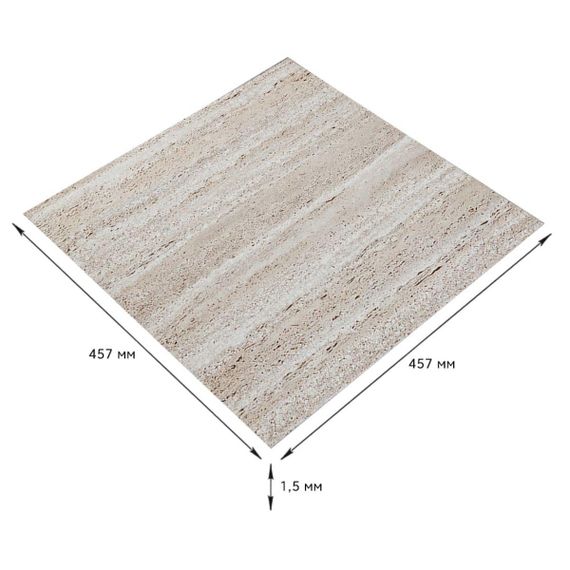 Самоклеюча LVT плитка 457х457х1.5мм (D) SW-00002461 | Зображення 5