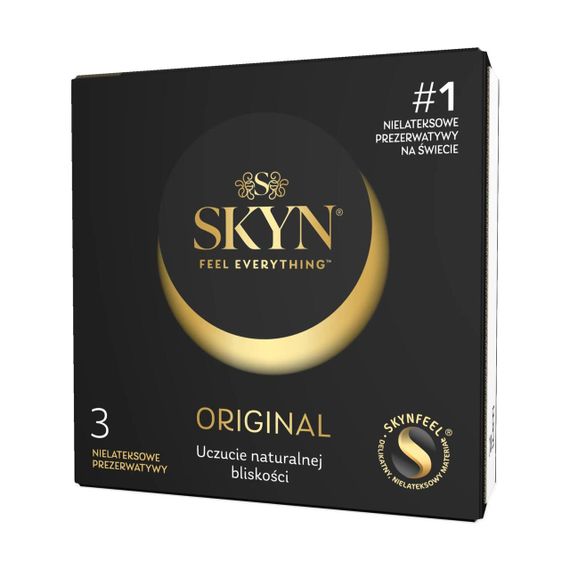 Безлатексні преміум-презервативи SKYN Original 3 шт Sex Aura