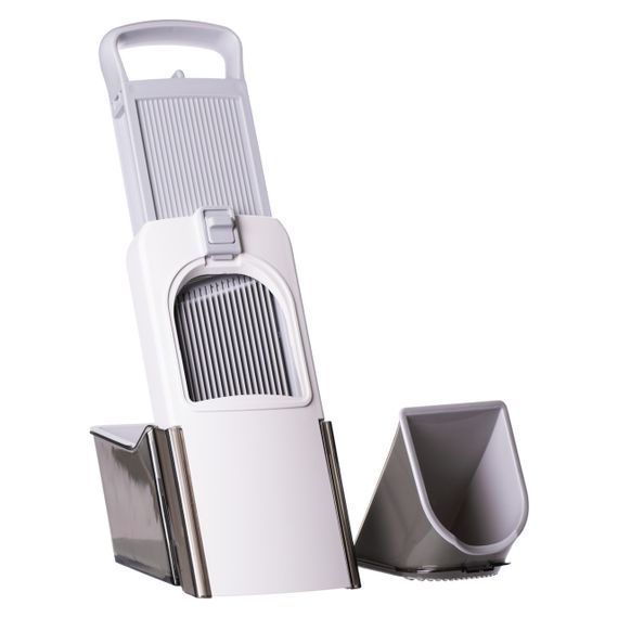 Овочерізка ручна універсальна з контейнером 19×12.5×34 см слайсер для овочів кухонна овочерізка HP-8-67