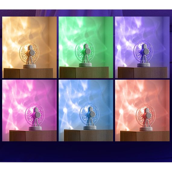 Проектор-нічник ZAY-L07 Sky Wheel 2in1 + Bluetooth колонка Pink | Зображення 3